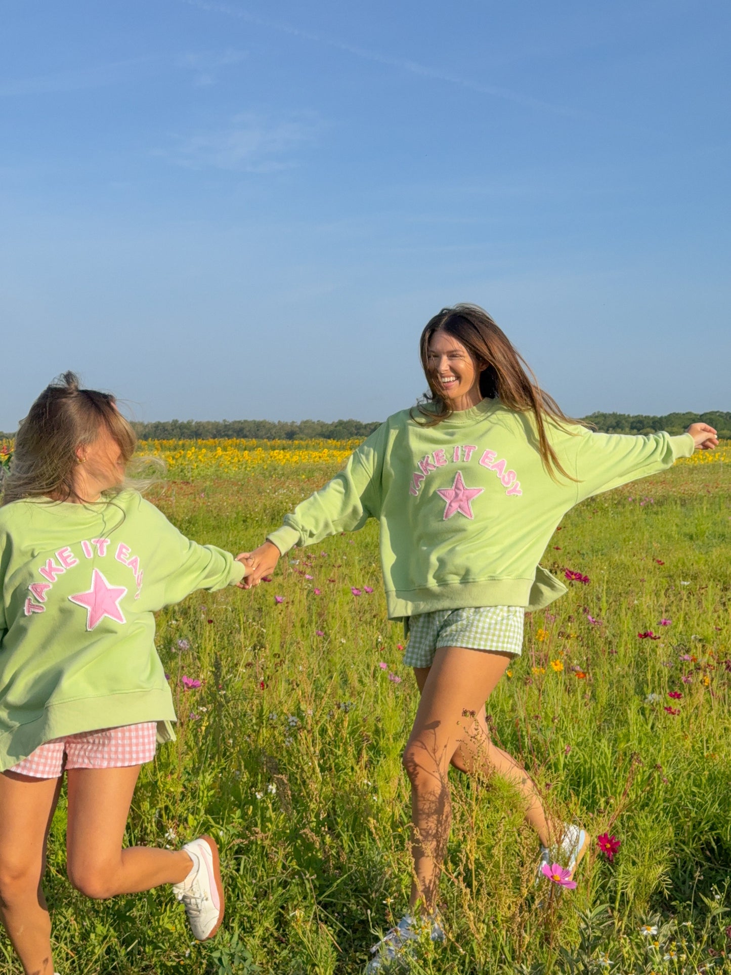 Take It Easy Boxy Crewneck
