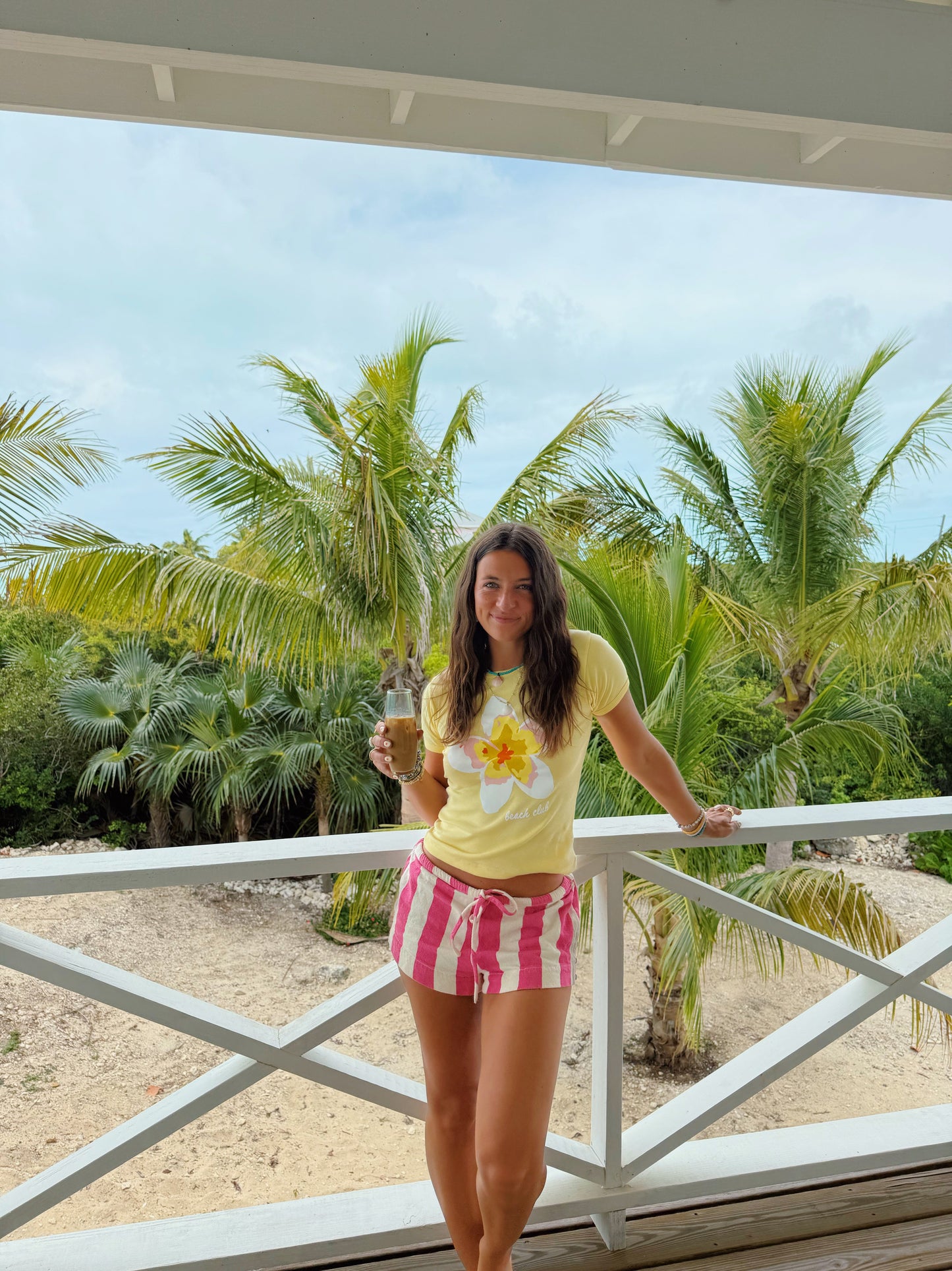Plumeria Yellow Flower Tee
