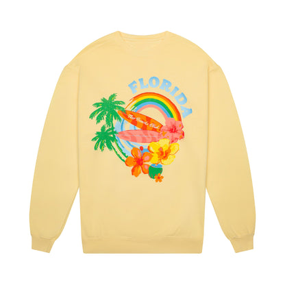 Florida Crewneck (Pastel Yellow)