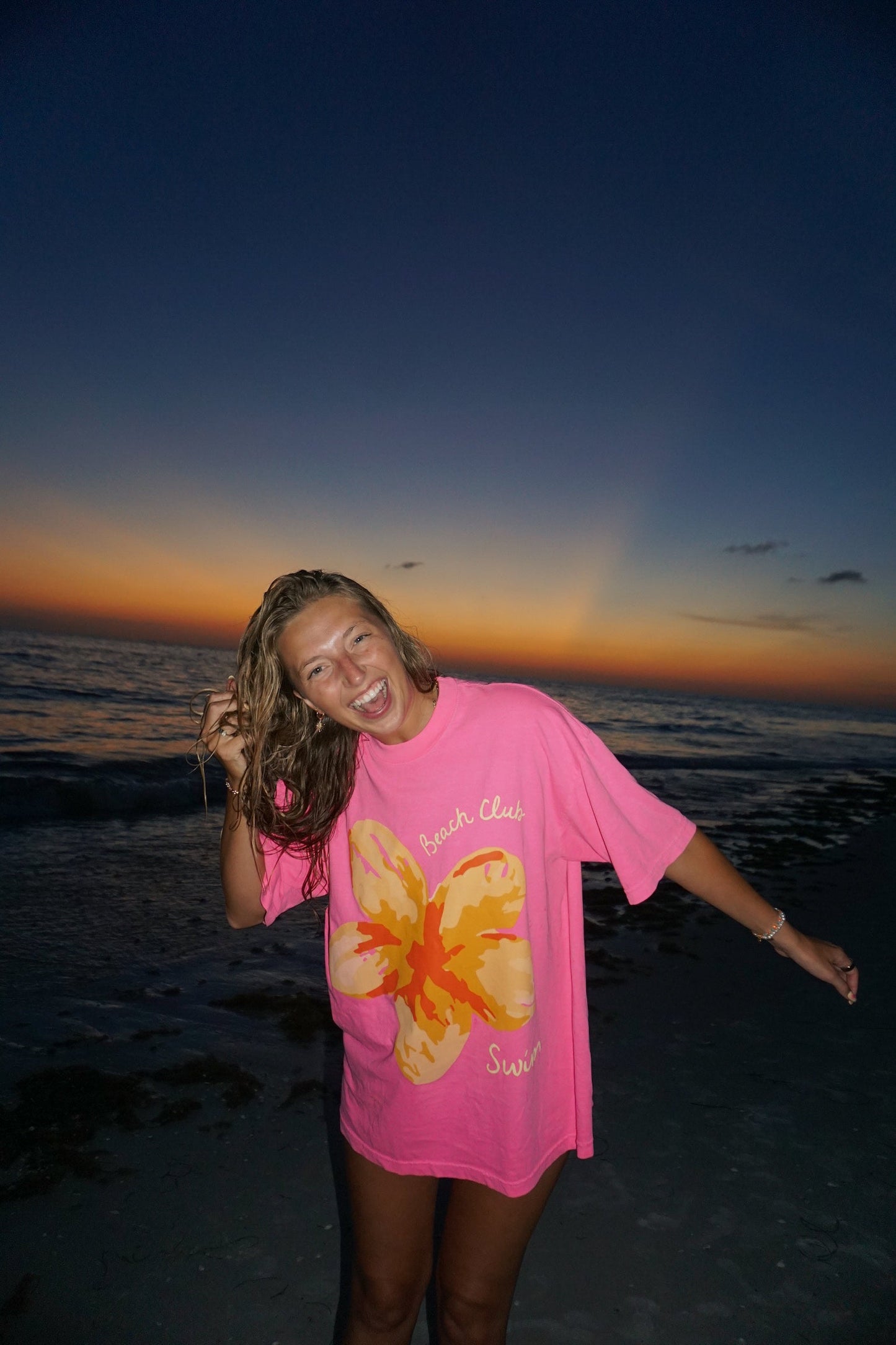 Beach Club Swim Tee