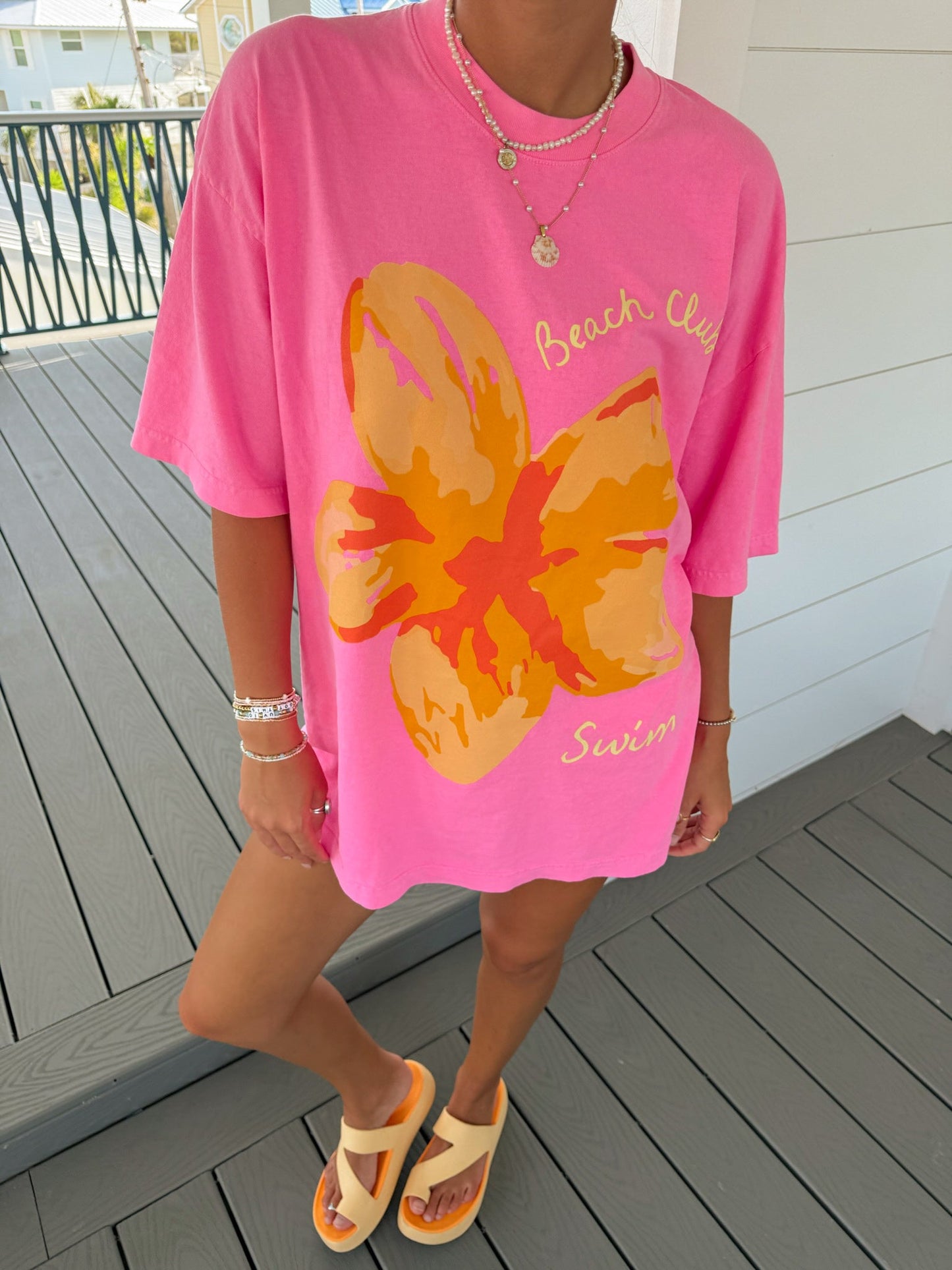 Beach Club Swim Tee