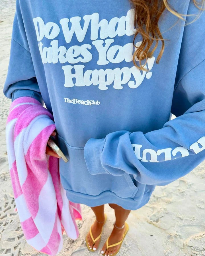 Happy Hoodie (Light Blue)