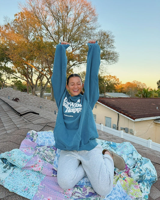 Happy Hoodie (Dark Blue)